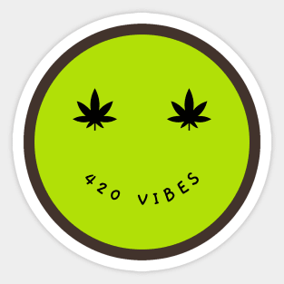 420 Vibes Stoner Gear Sticker